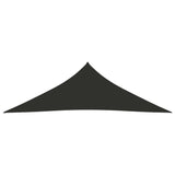 Vidaxl Sunshade Triangular 5x5x6 M Oxford Fabric Anthracite -colored