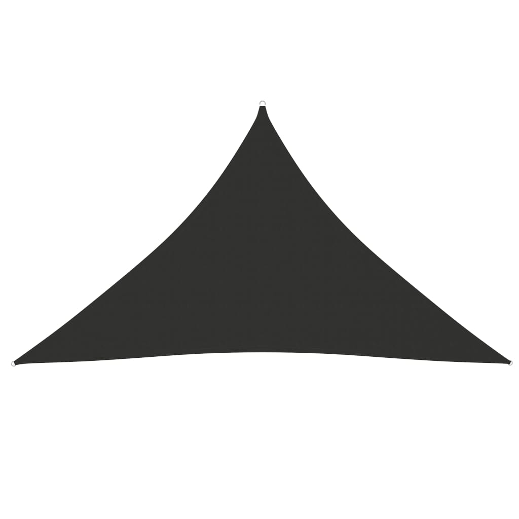 Vidaxl Sunshade Triangular 5x5x6 M Oxford Fabric Anthracite -colored