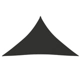 Vidaxl Sunshade Triangular 5x5x6 M Oxford Fabric Anthracite -colored