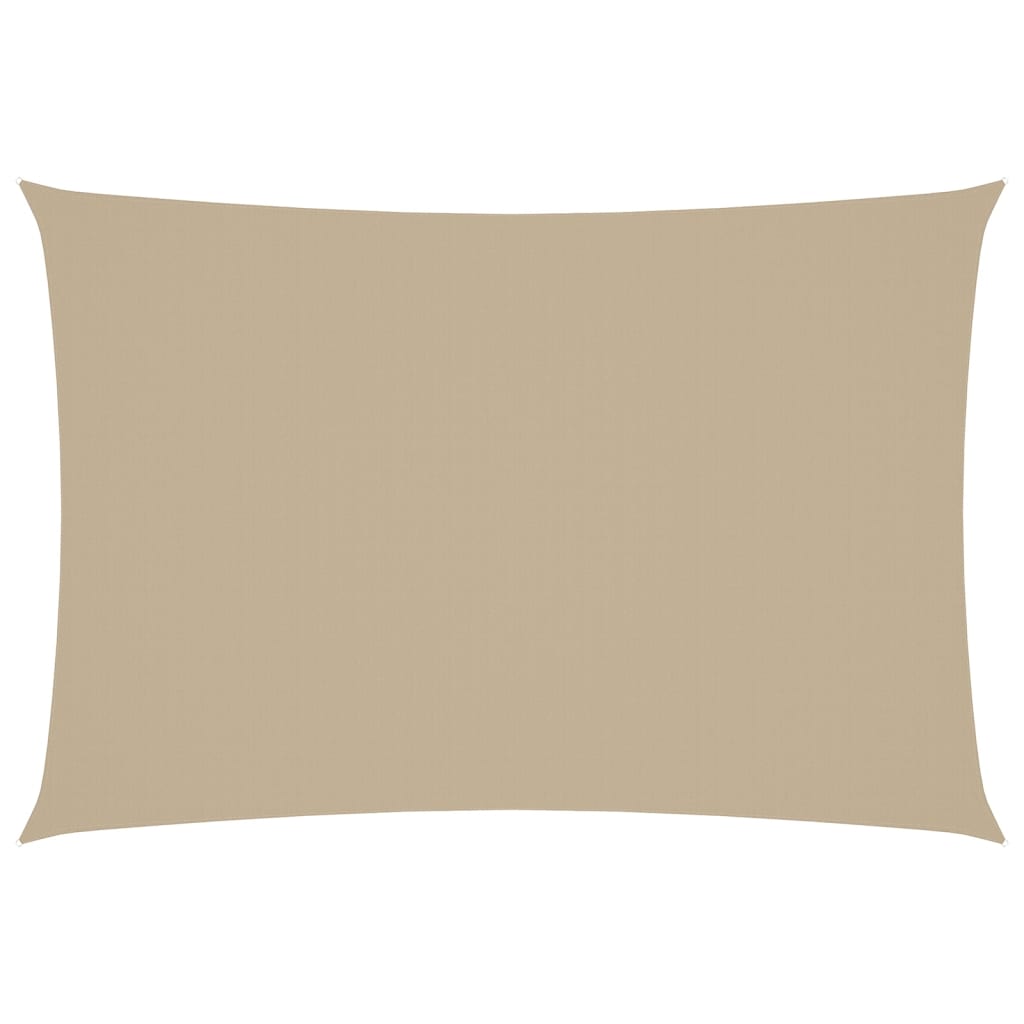 Vidaxl Sun Shade Rectangular 3x5 M in tessuto Oxford Beige