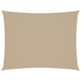 Vidaxl Sunshade Rectangular 4x5 M Oxford Stof beige
