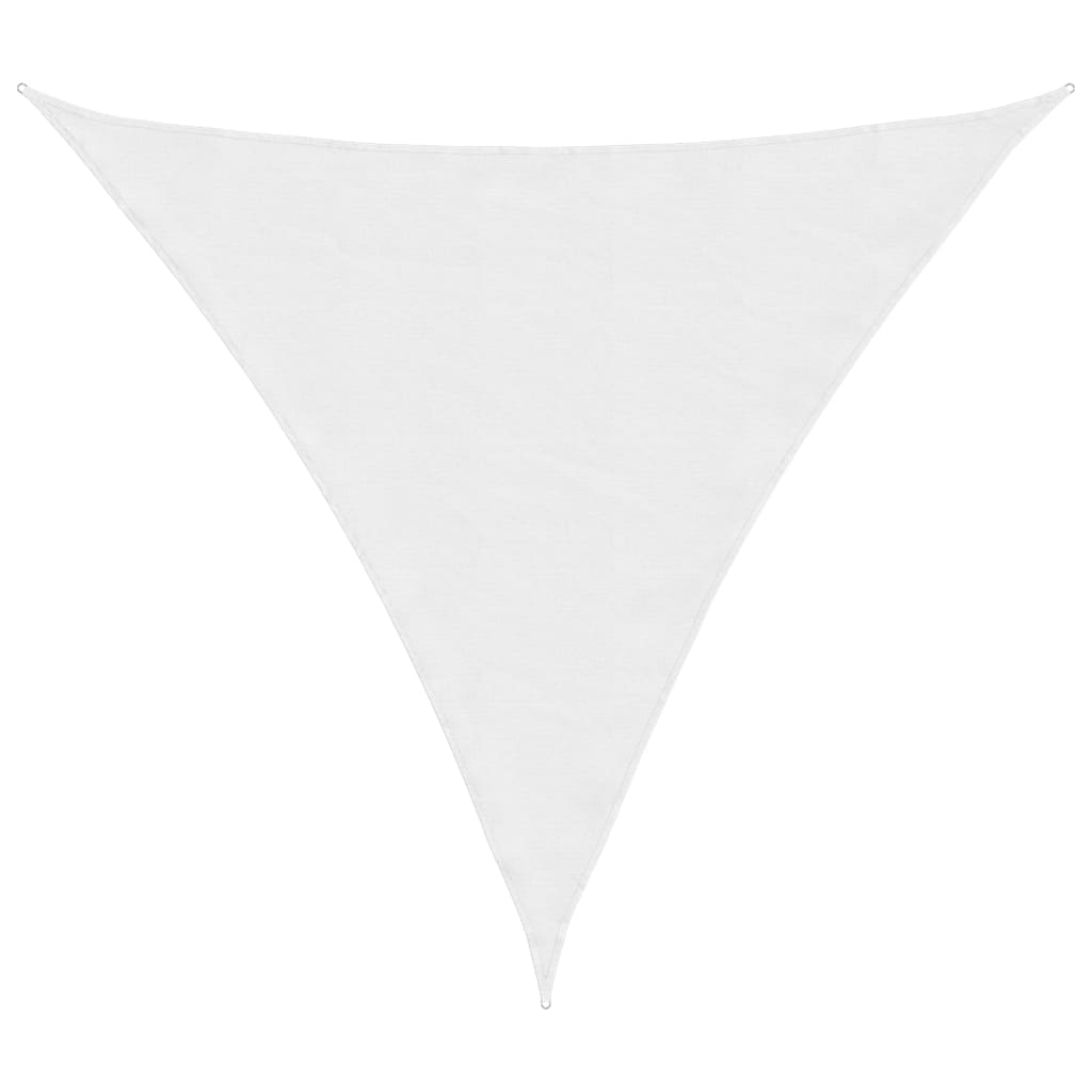 Vidaxl Sunshade Triangular 3x3x3 m Oxfordská textilie bílá