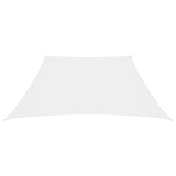 Vidaxl Zonnezeil trapezij 2 4x3 m Oxford tkanina bela
