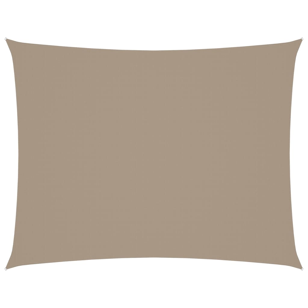 Vidaxl Sunshade Rectangular 2x3 M Oxford Fabric Taupe