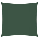 Vidaxl Markýza čtverec 5x5 m oxford tmavě zelená