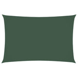 Vidaxl Sun Shade Rectangular 2x4 M Tessuto Oxford Verde scuro