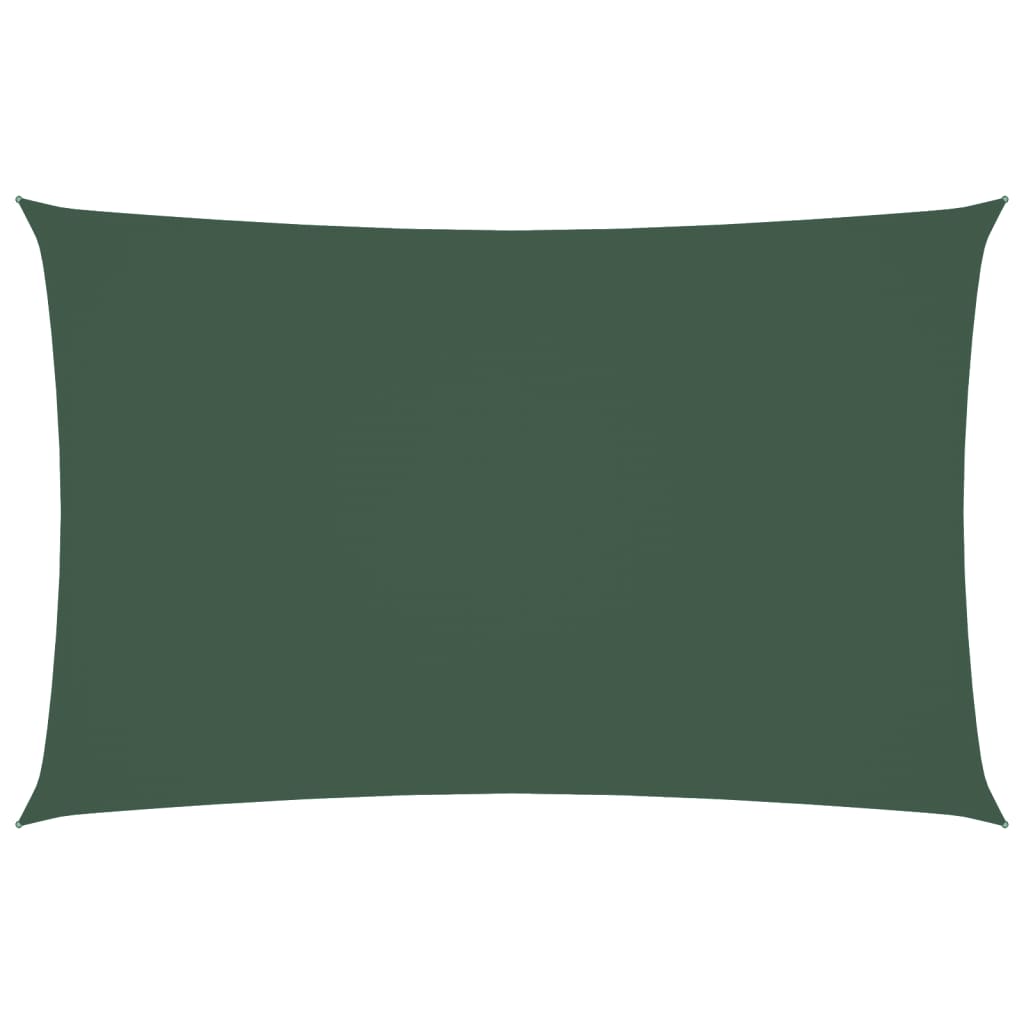 Vidaxl Sun Shade Rectangular 2x4,5 M tessuto Oxford Verde scuro