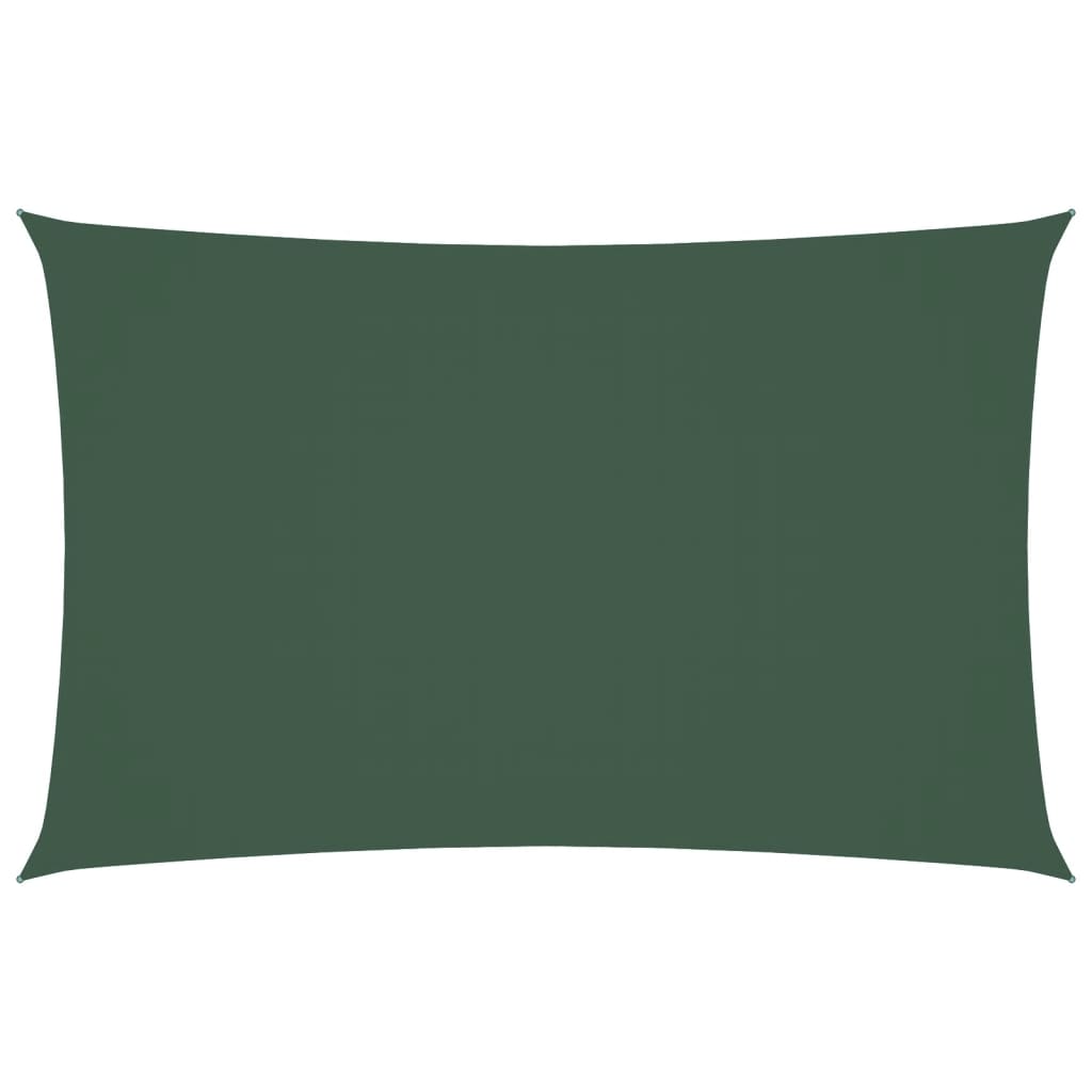 Vidaxl Sunshade Rectangular 2x5 M Oxford Fabric Dark green