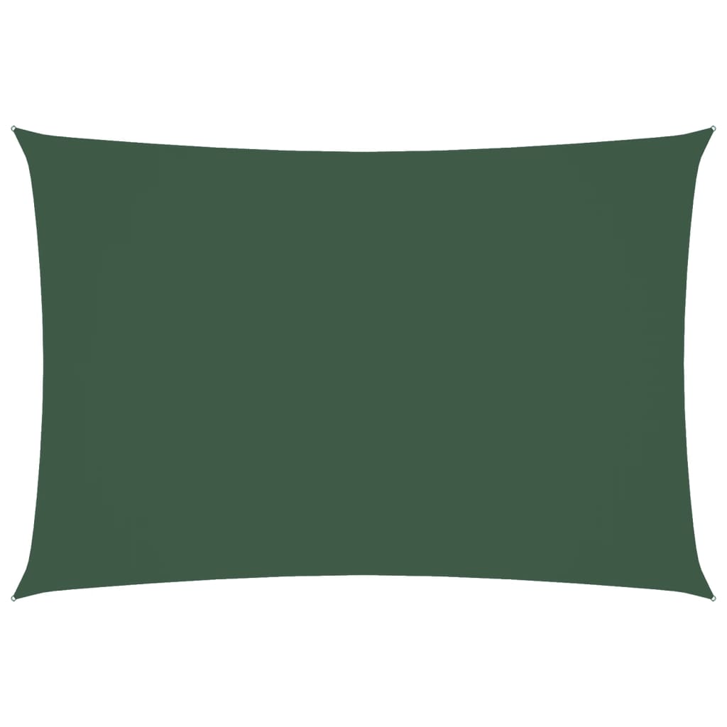 Vidaxl Sunshade Rectangular 3x5 M Oxford Fabric Dark green