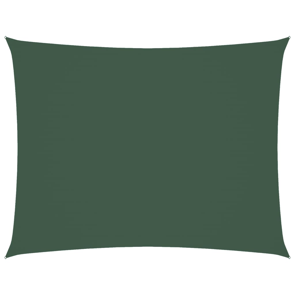 Vidaxl Shadow Cloth Rectangular 3x6 M Oxford Stof mørkegrøn