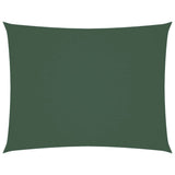 Vidaxl Sun Shade Rectangular 4x6 M Tessuto Oxford Verde scuro