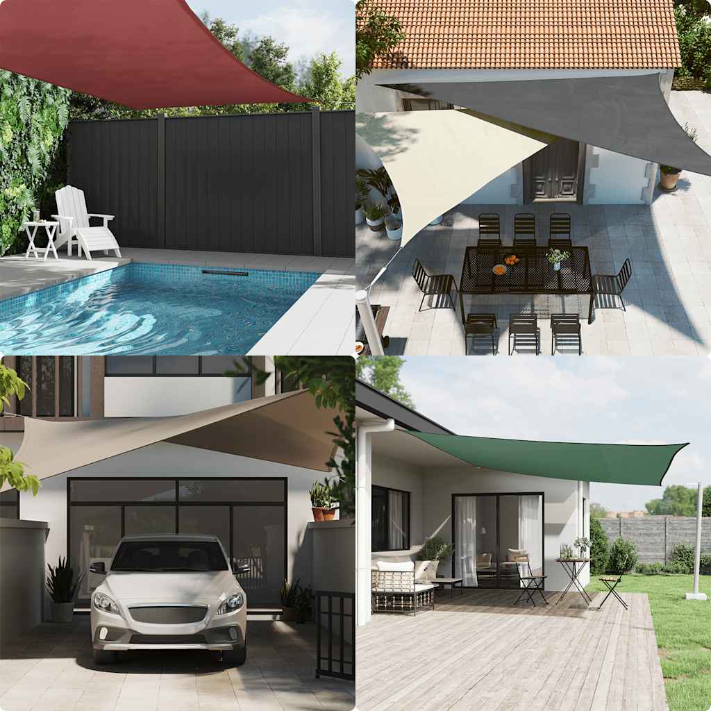 Vidaxl Sunshade Square 2x2 M Oxford Fabric Black