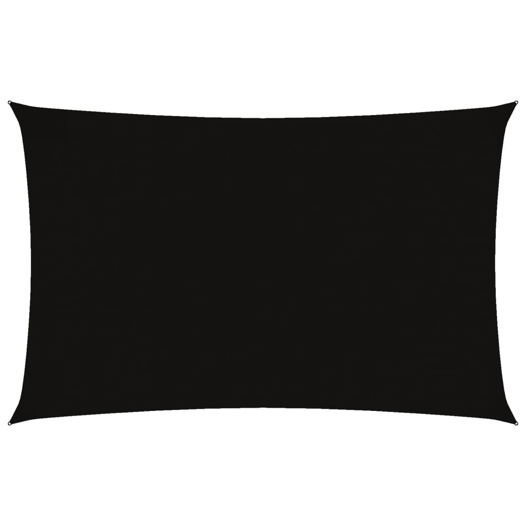 Vidaxl Sunshade rektangulær 2,5x5 m Oxford Stof sort
