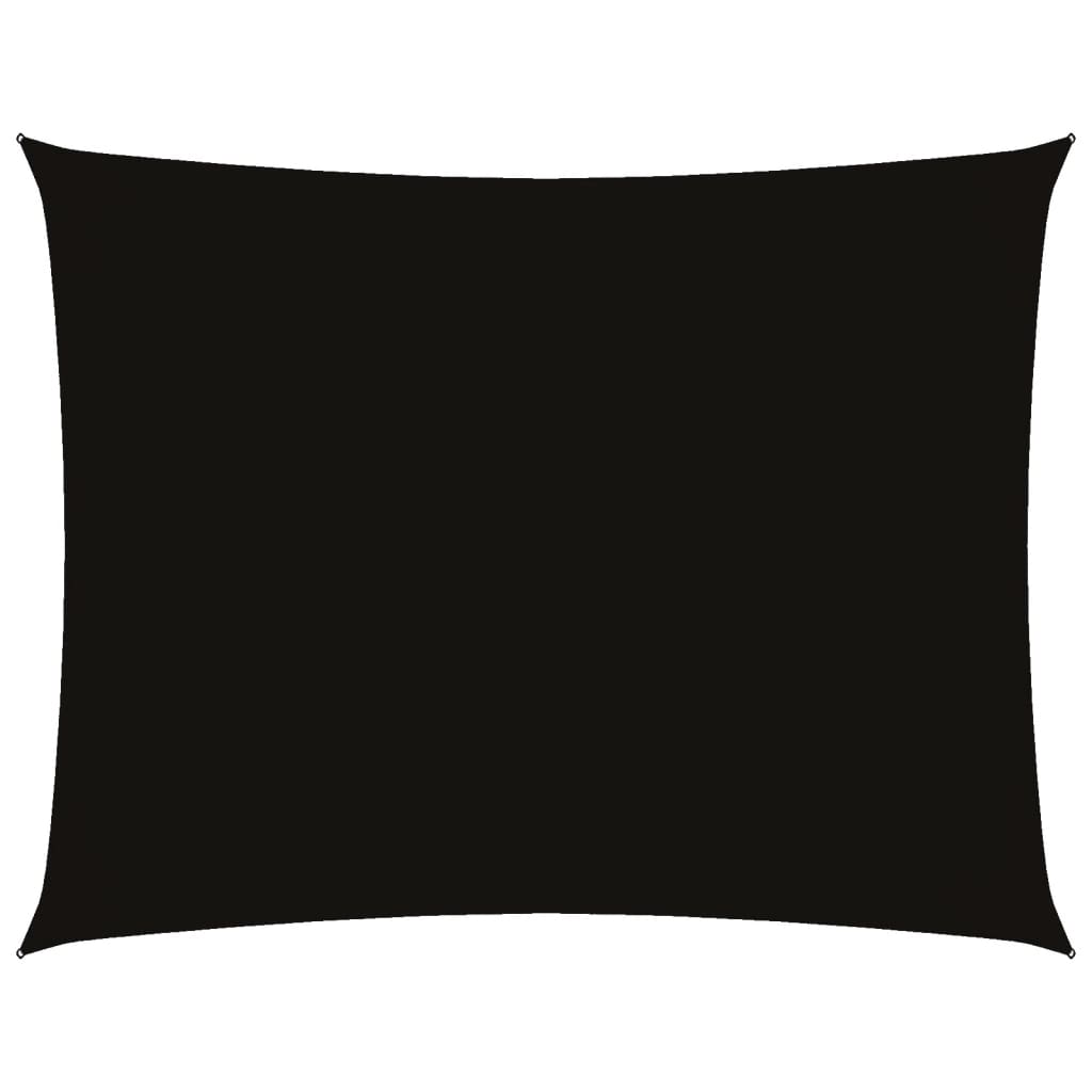 Vidaxl Sunshade rektangulær 4x6 m Oxford Stof sort