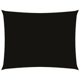 Vidaxl Sunshade rektangulær 4x6 m Oxford Stof sort