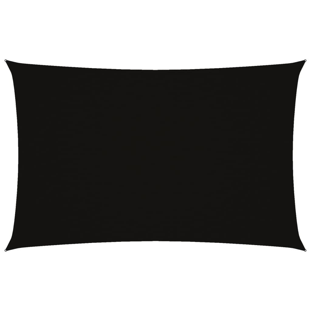 Vidaxl Sunshade rektangulær 4x7 m Oxford Stof sort