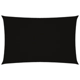 Vidaxl Sunshade rektangulær 4x7 m Oxford Stof sort