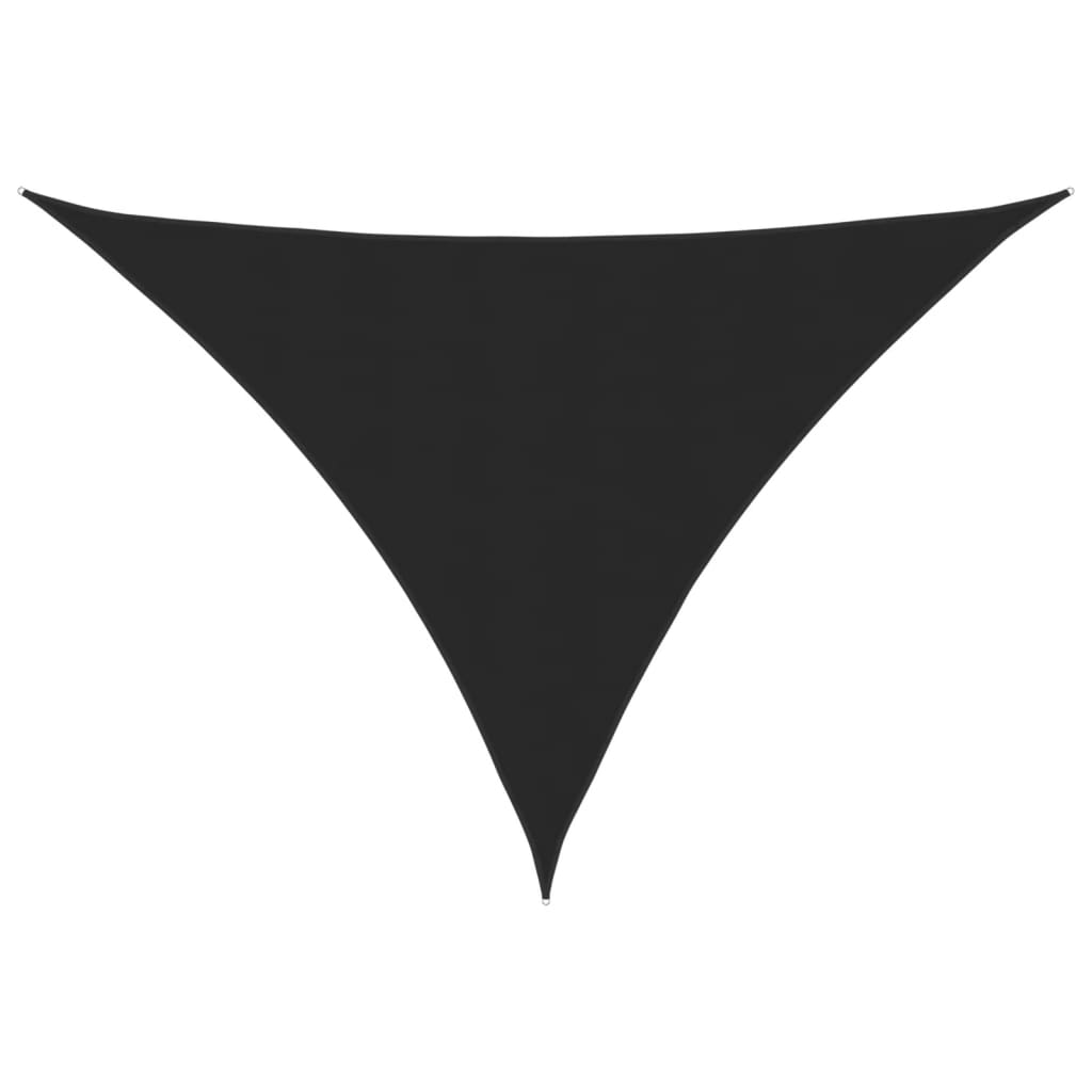 Vidaxl Sunshade Triangular 3,5x3,5x4,9 m Oxford Stof sort sort