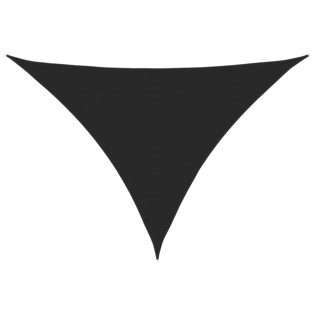 Vidaxl Sunshade Triangular 4x5x6,4 m Oxford Stof sort sort