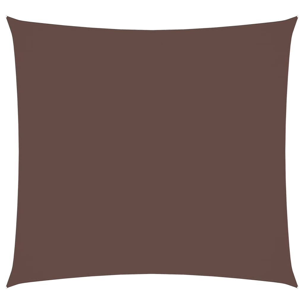 Vidaxl SunShade Square 2,5x2,5 m Oxfordská textilie hnědá
