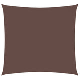 Vidaxl SunShade Square 2,5x2,5 m Oxfordská textilie hnědá