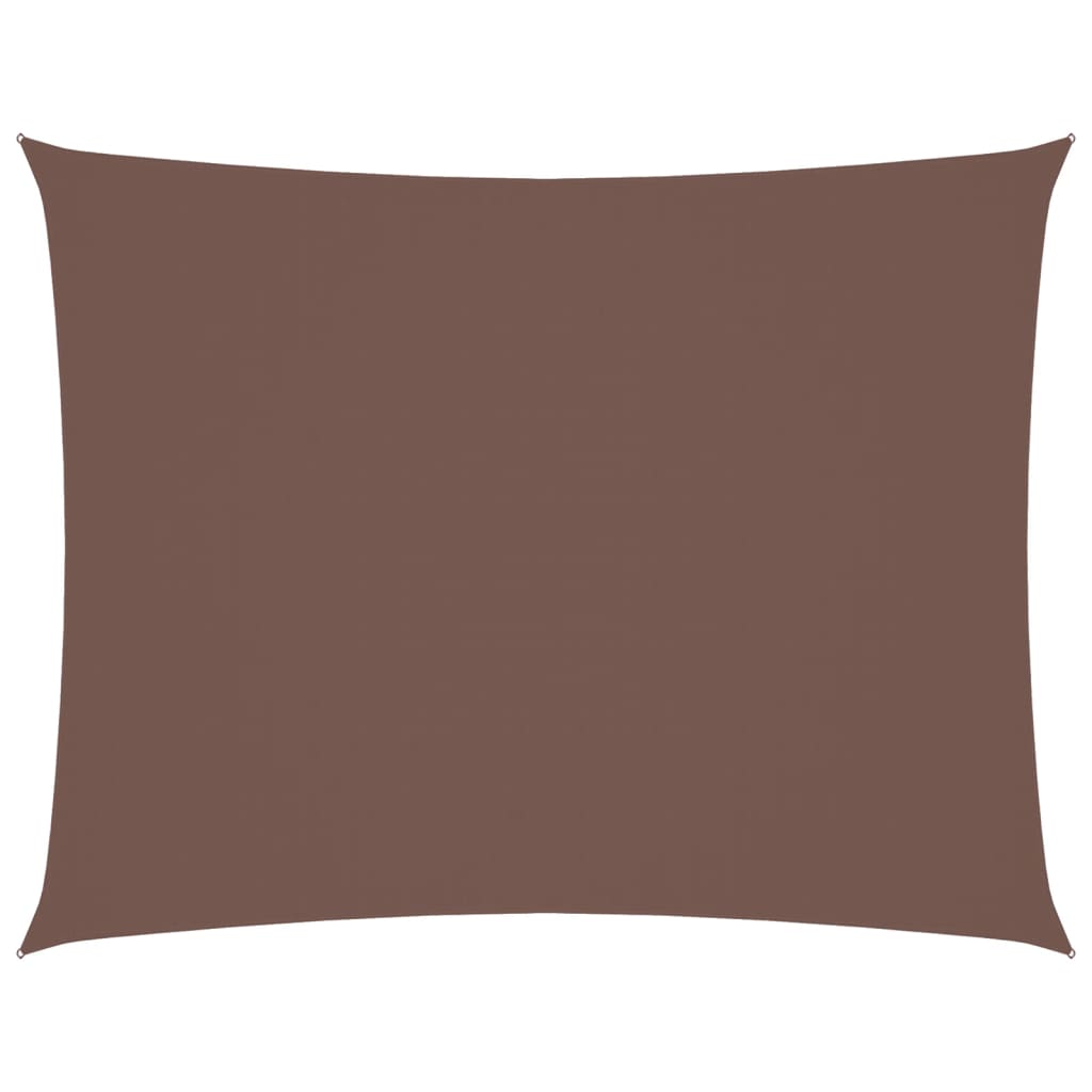 Vidaxl Sunshade Rectangular 2x3.5 M Oxford fabric brown