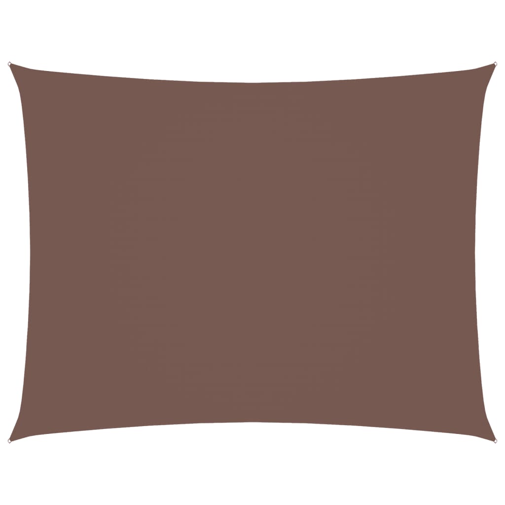 Vidaxl Sunshade Rectangular 3x4.5 M Oxford fabric brown