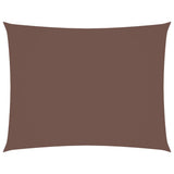 Vidaxl Sunshade Rectangular 3.5x5 M Oxford fabric brown