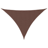 Vidaxl SunShade Triangular 3,5x3,5x4,9 M Oxfordská textilie hnědá