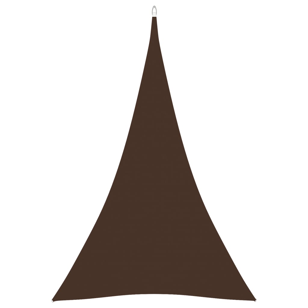 Vidaxl Sunshade Triangular 4x5x5 M Oxford fabric brown