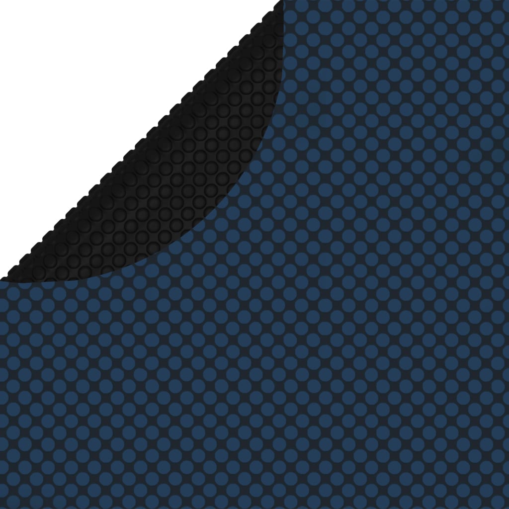 Vidaxl pool foil Solar floating 417 cm PE Black and blue