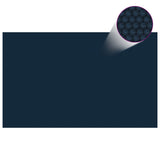 Vidaxl Pool Folie Solar Floating 260x160 cm pe schwarz und blau