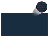 Vidaxl pool foil Solar floating 450x220 cm PE Black and blue