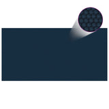 Vidaxl Pool Folie Solar Floating 400x200 cm PE schwarz und blau