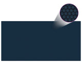 Vidaxl pool foil Solar floating 600x300 cm PE Black and blue