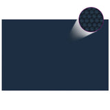 Vidaxl pool foil Solar floating 600x400 cm PE Black and blue