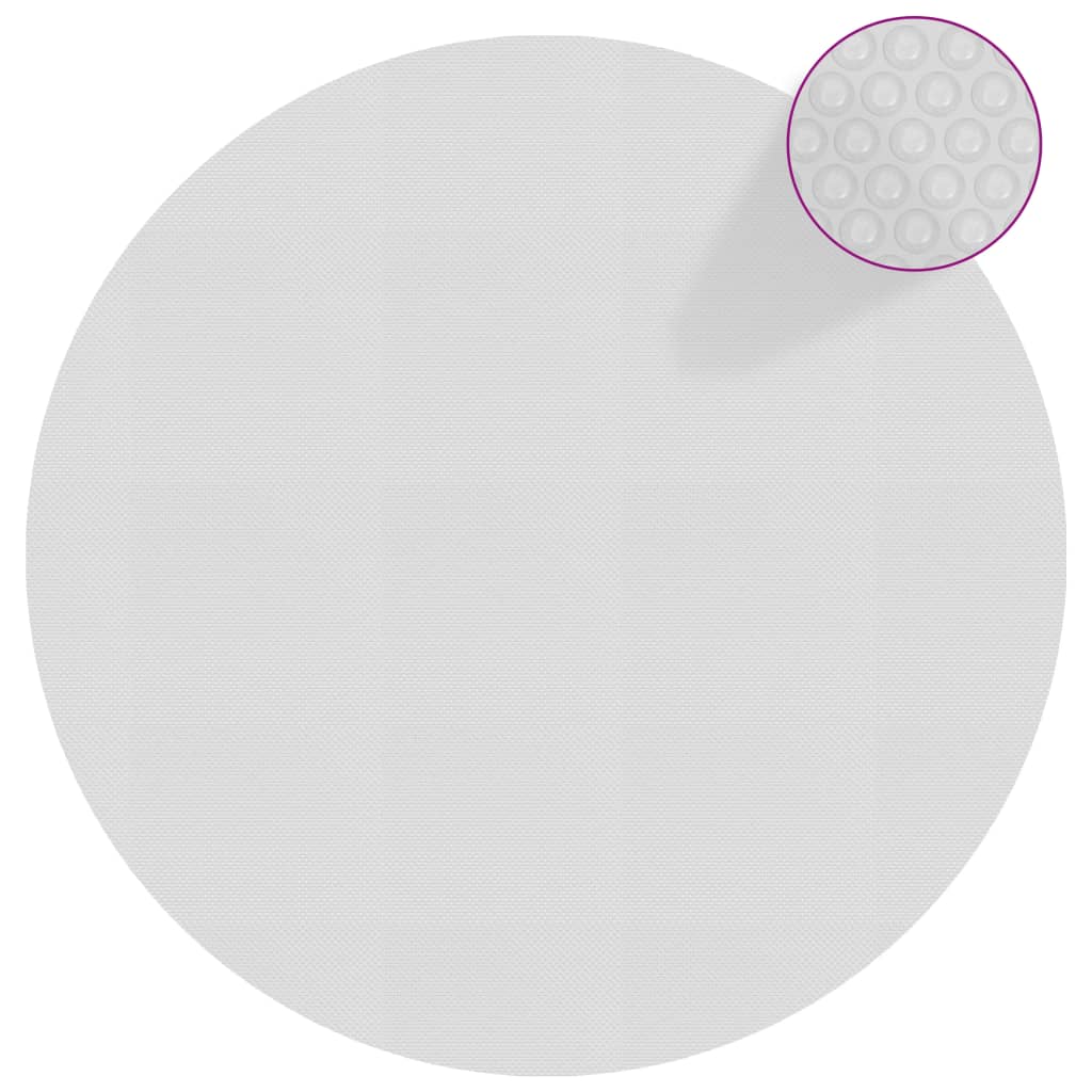 Vidaxl pool foil Solar floating 455 cm PE Gray