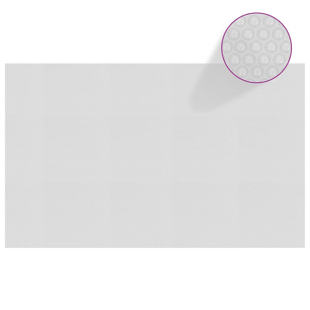 Vidaxl Pool Folie Solar Floating 260x160 cm pe grau