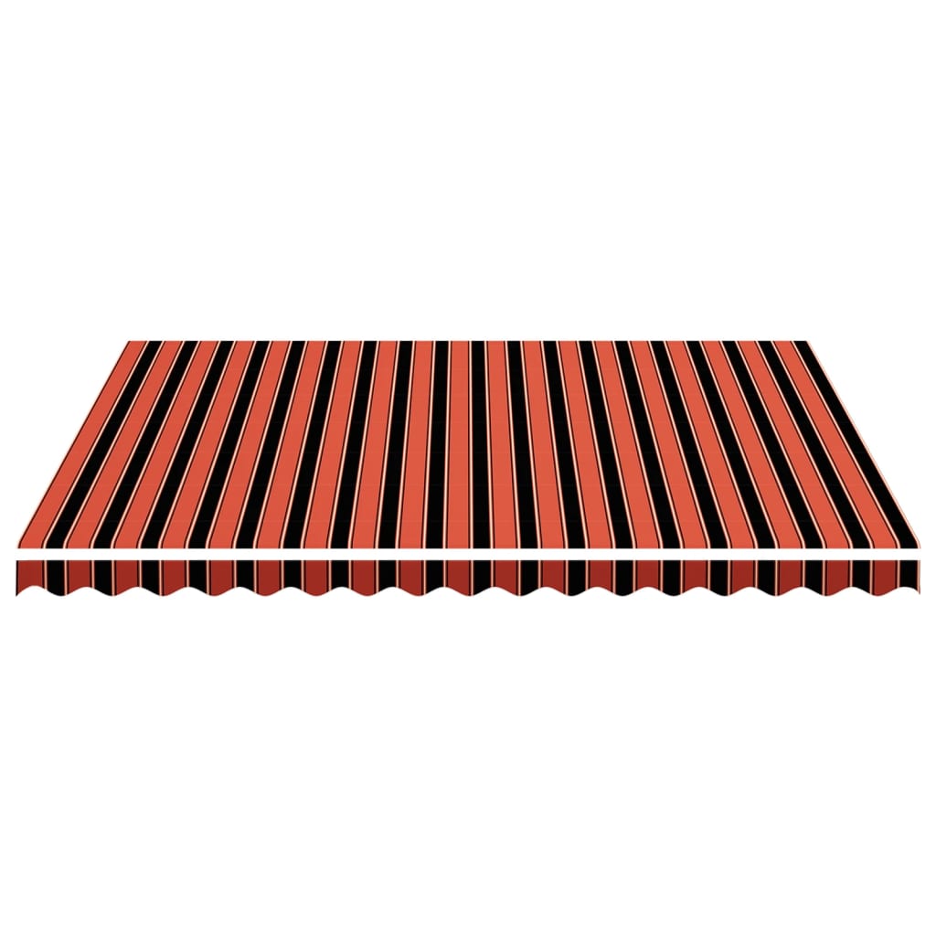 Tissu de remplacement Vidaxl pour Luifel 4,5x3,5 m orange et marron