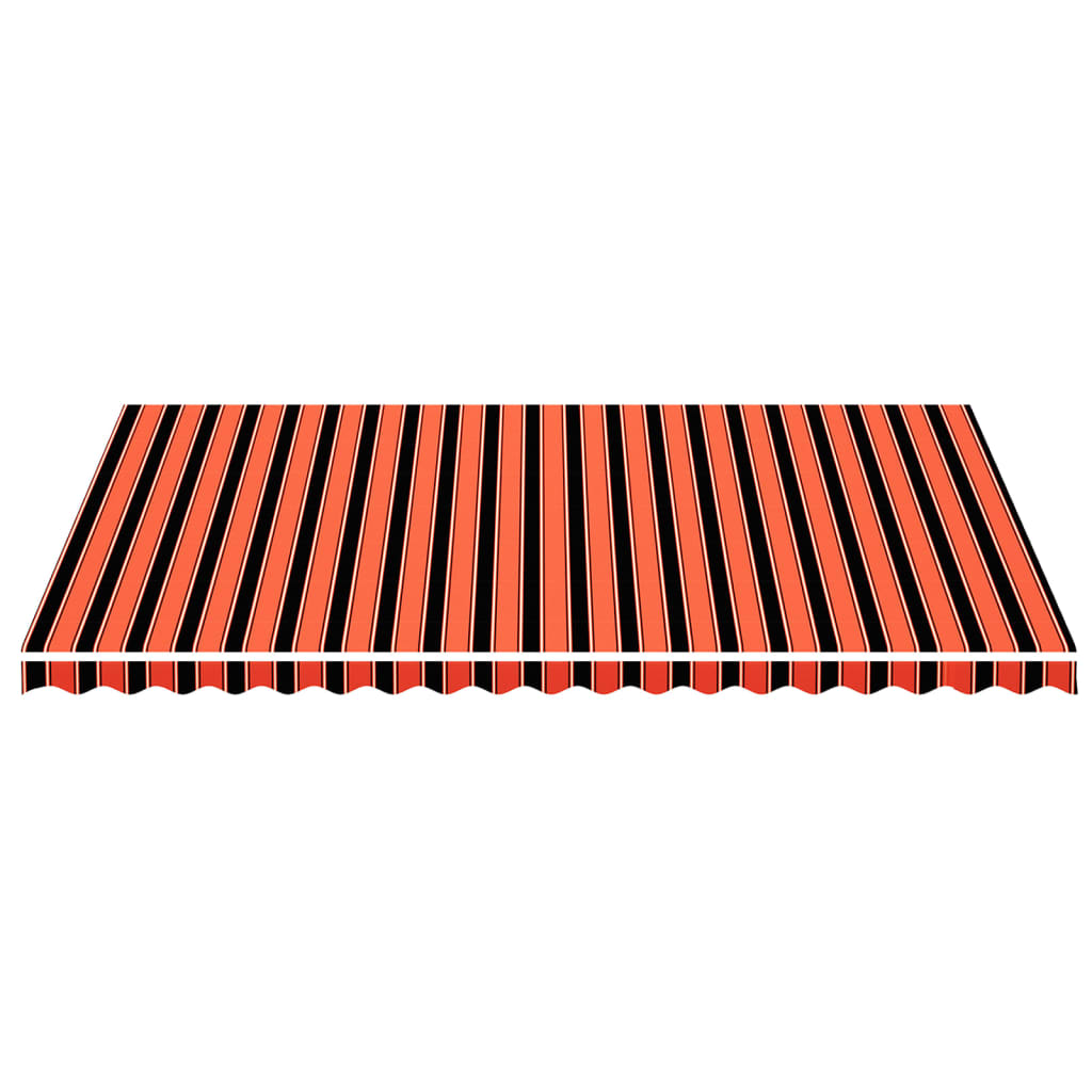 Vidaxl udskiftning klud til luifel 5x3,5 m orange og brun