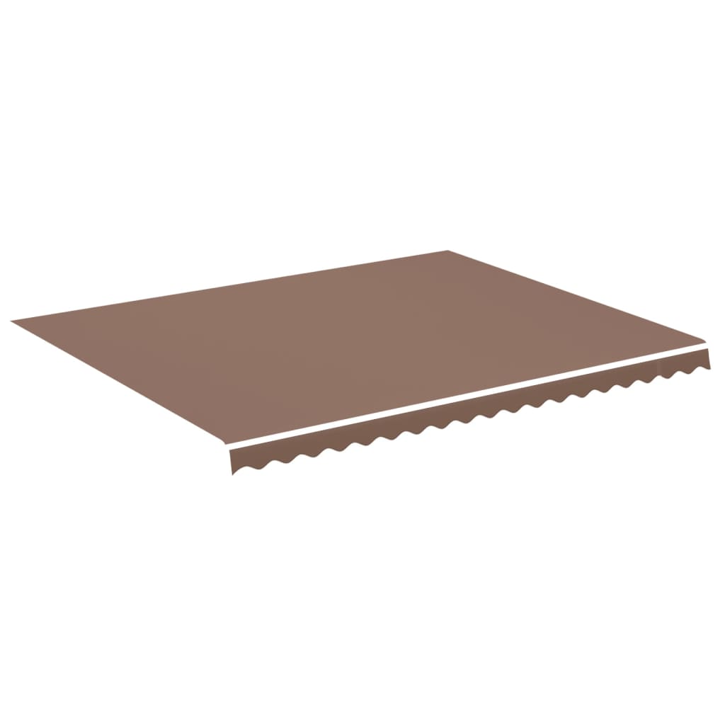 Tissu de remplacement de Vidaxl pour Luifel 4,5x3,5 m brun