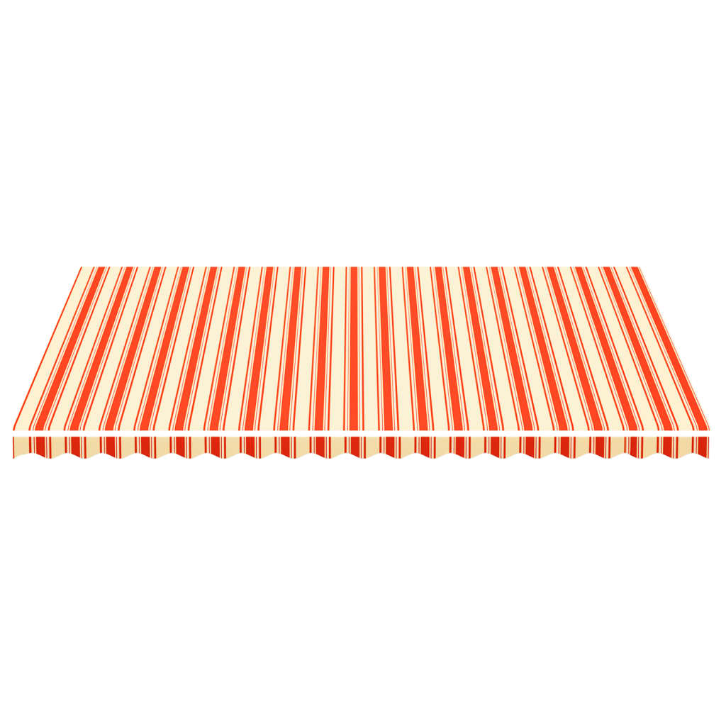 Tissu de remplacement de Vidaxl pour Luifel 5x3,5 m jaune et orange