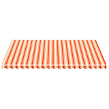 Tissu de remplacement de Vidaxl pour Luifel 5x3,5 m jaune et orange