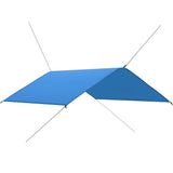Vidaxl Cover Sail 4x4 m modrá