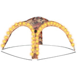 Vidaxl Party tent with LED and 4 side walls 3.6x3.6x2.3 m camouflage