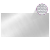 Vidaxl Schwimmbad Abdeckung 450x220 cm pe silberfarben