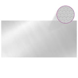 Vidaxl Schwimmbad Abdeckung 450x220 cm pe silberfarben
