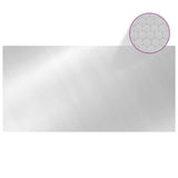 Couvercle de piscine vidaxl 549x274 cm PE argent coloré