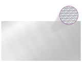 Vidaxl Schwimmbad Abdeckung 400x200 cm PE silberfarben