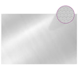 Vidaxl pool cover rectangular 600x400 cm PE silver colored